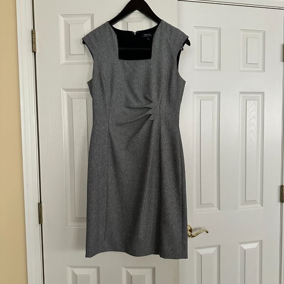 Tahari ASL Side Ruched Sheath Dress - Picture 1 of 6